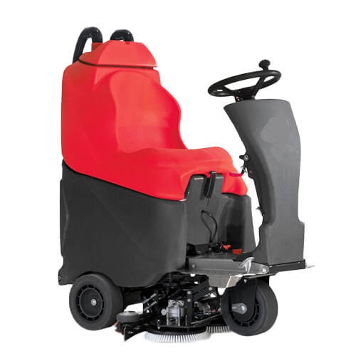 Fregadora automática con motor de tracción trasera de 550mm para limpieza profesional de alta eficiencia.